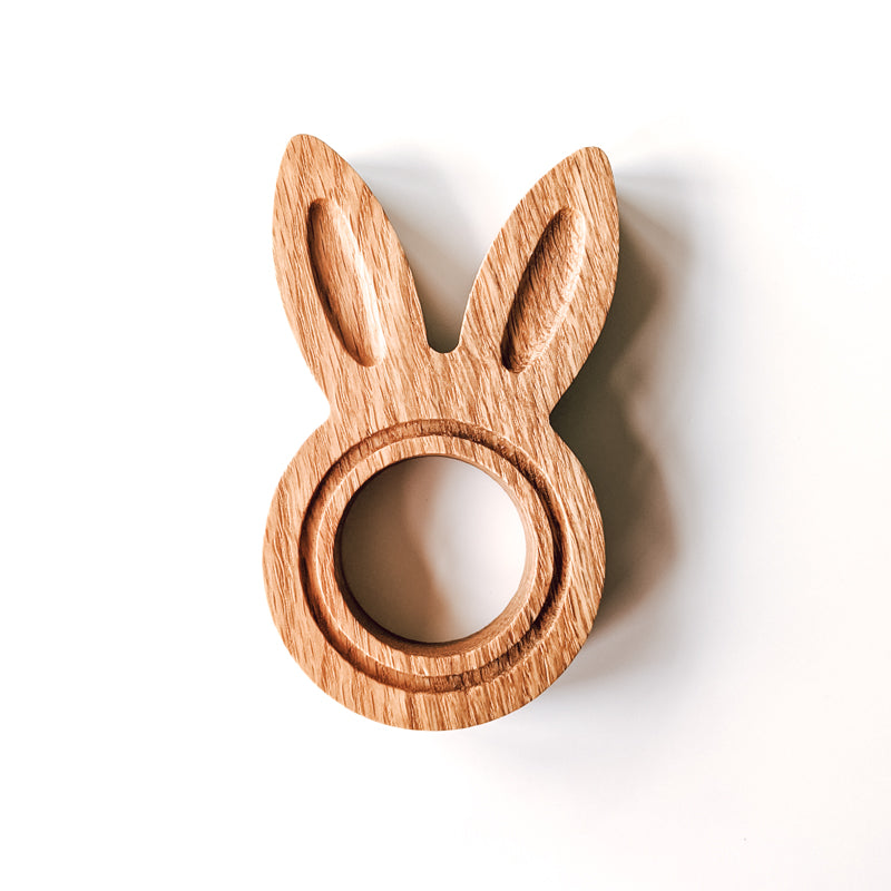 Personalised Bunny Napkin Rings - Set of 2